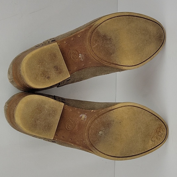 Lucky Brand Bustina Boho Chic Ankle Boot Tan Taupe Size 10 - Picture 6 of 13